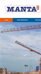 Mobile Screenshot of manta.com.sg