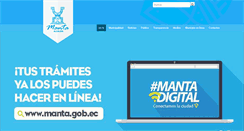 Desktop Screenshot of manta.gob.ec